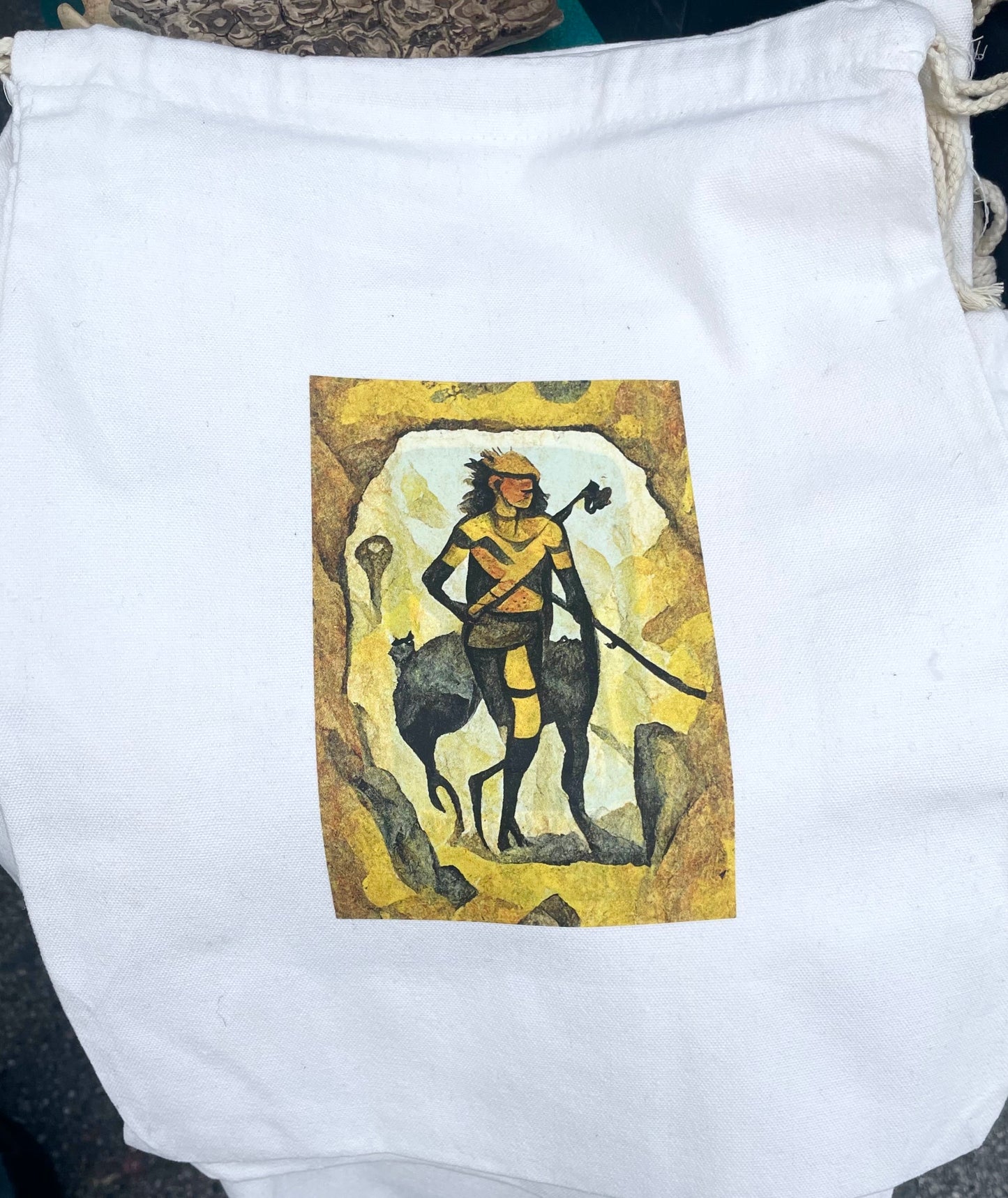 "Hero of Air (variation)" - Canvas Bag Wearable Art Print