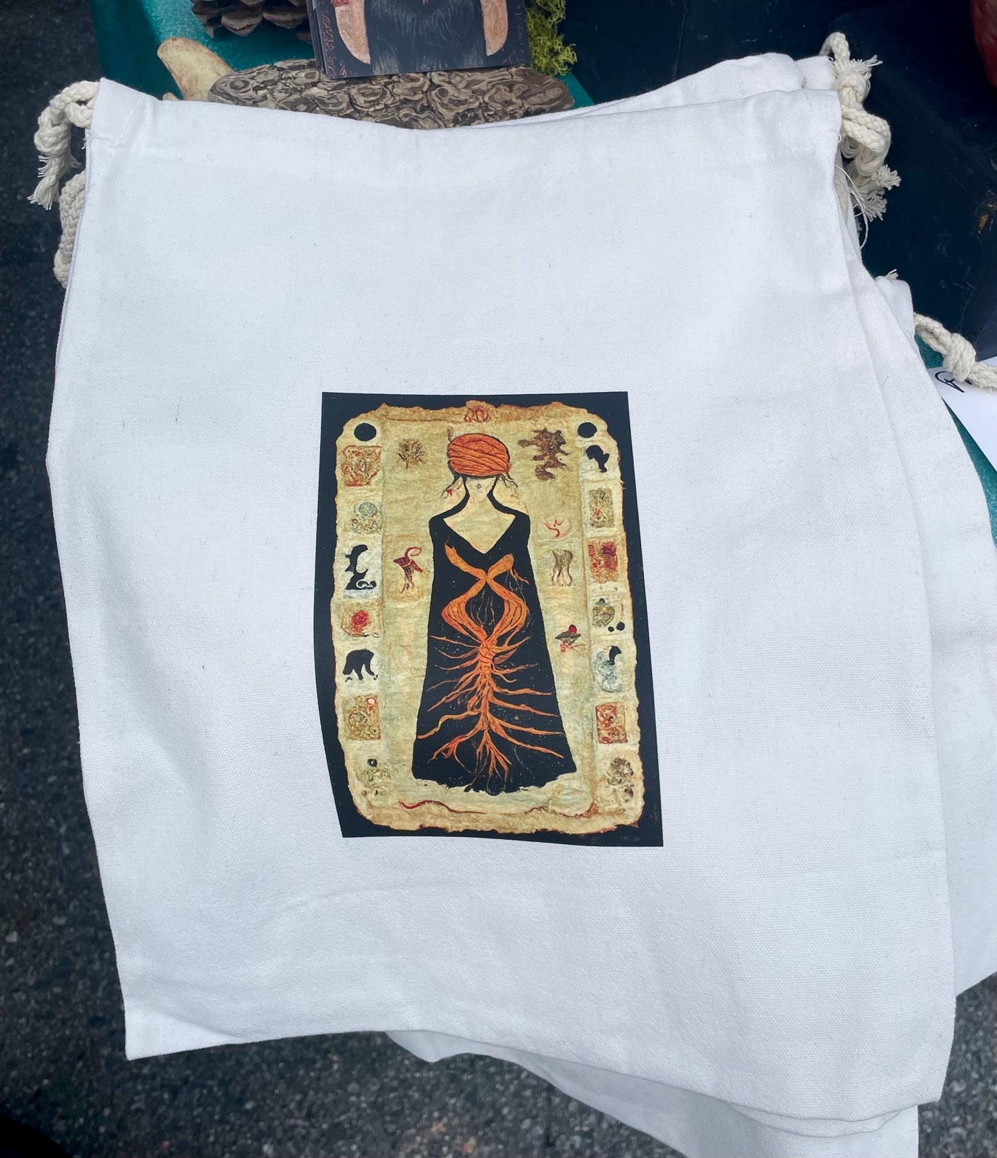 "Ancestry II" - Canvas Bag Wearable Art Print