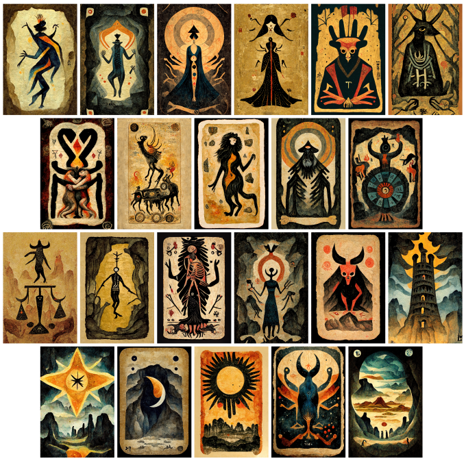 The Primordial Dreams Tarot Guidebook (deck not included)